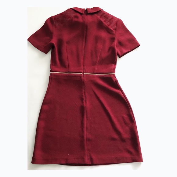 Mini Burgundy Dress. - Picture 4 of 6